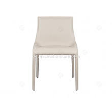 Italienisch minimalistische weiße Sattelder Leder Seattle Stühle